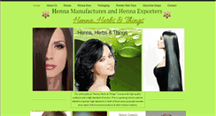 Desktop Screenshot of hennamanufacturers.com